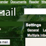 Gmail-tema: tree tops