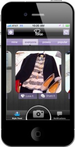 iPhone-app för shopping: Pose